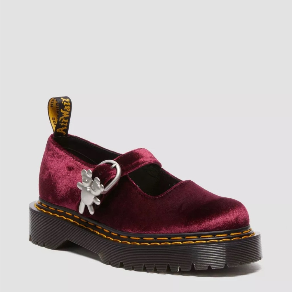 Dr. Martens Addina Heaven Marc Jacobs Velvet Mary Jane’s Cherry Women’s Size 8